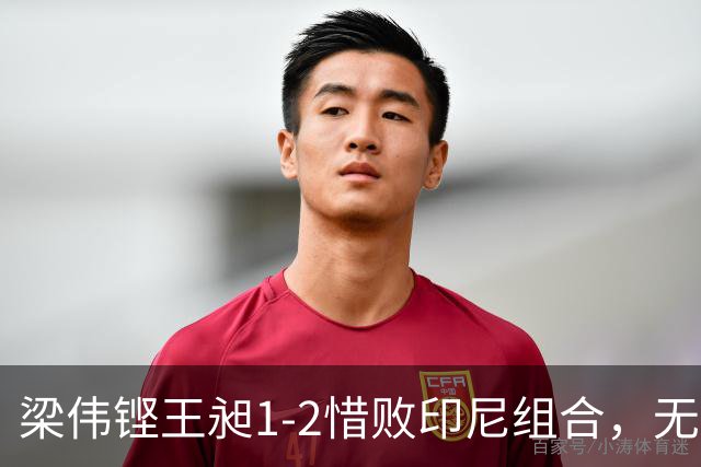 梁伟铿/王昶1-2惜败印尼组合，无缘中国羽毛球公开赛男双决赛